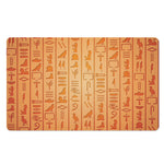 Egyptian Hieroglyphs Symbol Print Polyester Doormat
