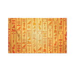 Egyptian Hieroglyphs Symbol Print Polyester Flag