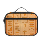 Egyptian Hieroglyphs Symbol Print Portable Lunch Bag