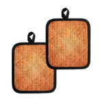 Egyptian Hieroglyphs Symbol Print Pot Holders