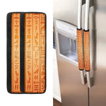 Egyptian Hieroglyphs Symbol Print Refrigerator Handle Covers