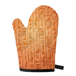 Egyptian Hieroglyphs Symbol Print Single Oven Mitt