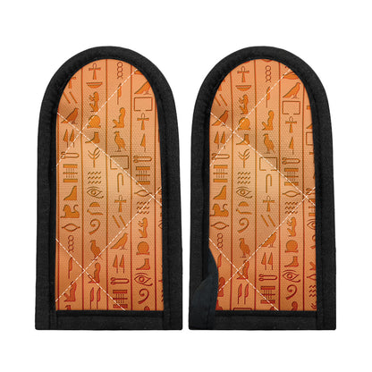 Egyptian Hieroglyphs Symbol Print Skillet Handle Cover