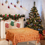 Egyptian Hieroglyphs Symbol Print Tablecloth