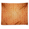 Egyptian Hieroglyphs Symbol Print Tapestry