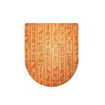 Egyptian Hieroglyphs Symbol Print Toilet Lid Cover