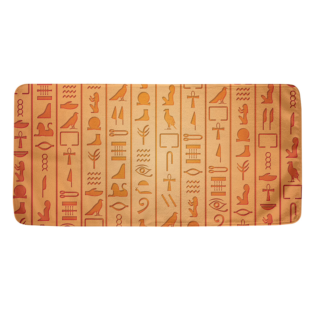 Egyptian Hieroglyphs Symbol Print Towel