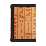 Egyptian Hieroglyphs Symbol Print Trifold Wallet