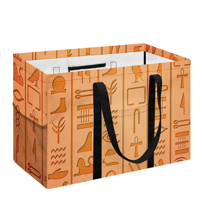 Egyptian Hieroglyphs Symbol Print Utility Tote Bag