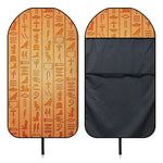 Egyptian Hieroglyphs Symbol Print Waterproof Car Seat Cover