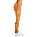 Egyptian Hieroglyphs Symbol Print Women's Leggings