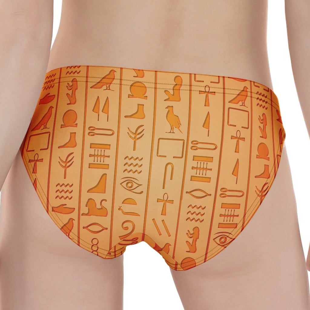 Egyptian Hieroglyphs Symbol Print Women's Panties