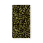 Egyptian Symbols Pattern Print Baby Crib Sheet