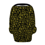 Egyptian Symbols Pattern Print Baby Seat Cover