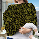 Egyptian Symbols Pattern Print Baby Seat Cover