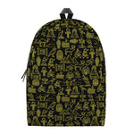 Egyptian Symbols Pattern Print Backpack