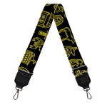 Egyptian Symbols Pattern Print Bag Strap