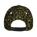 Egyptian Symbols Pattern Print Baseball Cap