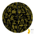 Egyptian Symbols Pattern Print Basketball