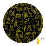 Egyptian Symbols Pattern Print Basketball