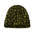 Egyptian Symbols Pattern Print Beanie