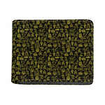 Egyptian Symbols Pattern Print Bifold Wallet
