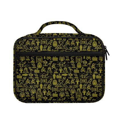 Egyptian Symbols Pattern Print Briefcase Bible Bag