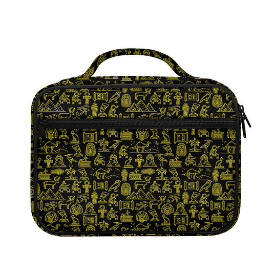 Egyptian Symbols Pattern Print Briefcase Bible Bag