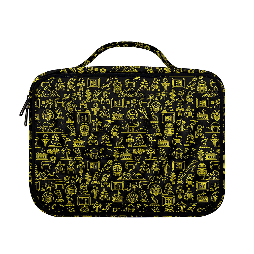 Egyptian Symbols Pattern Print Briefcase Bible Bag