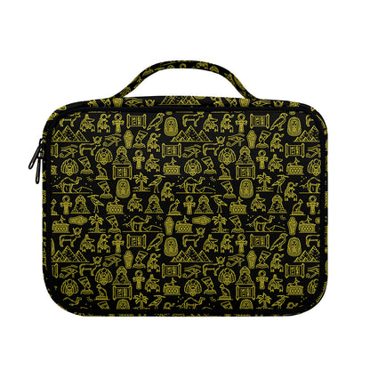 Egyptian Symbols Pattern Print Briefcase Bible Bag