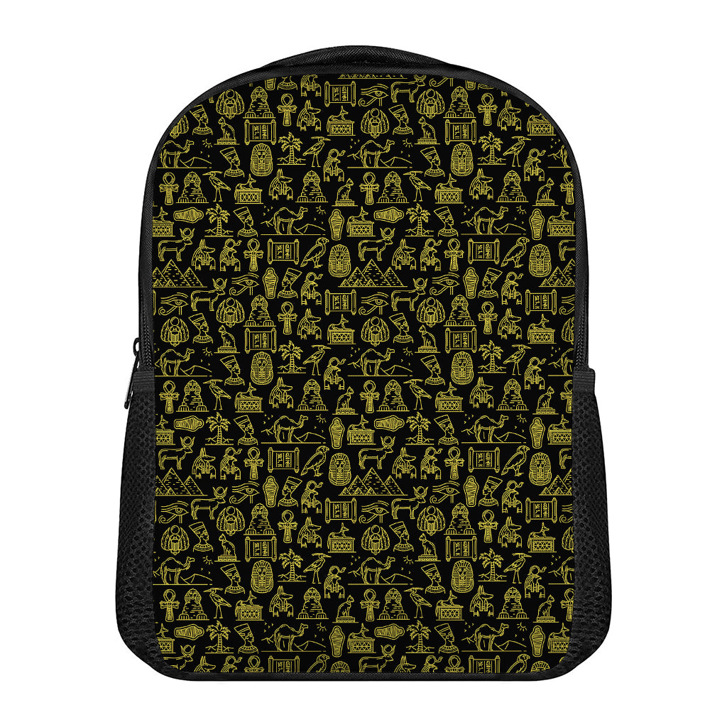 Egyptian Symbols Pattern Print Casual Backpack