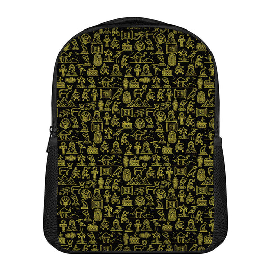 Egyptian Symbols Pattern Print Casual Backpack