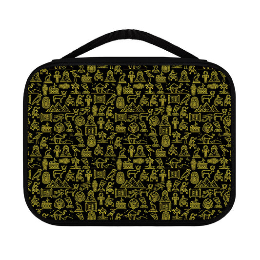 Egyptian Symbols Pattern Print Classic Bible Case