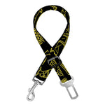 Egyptian Symbols Pattern Print Dog Seat Belt