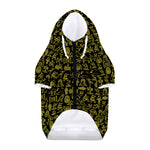 Egyptian Symbols Pattern Print Dog Zip Up Hoodie