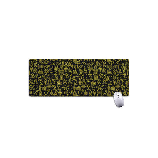 Egyptian Symbols Pattern Print Extended Mouse Pad