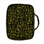 Egyptian Symbols Pattern Print Front Pocket Bible Bag