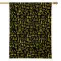 Egyptian Symbols Pattern Print House Flag