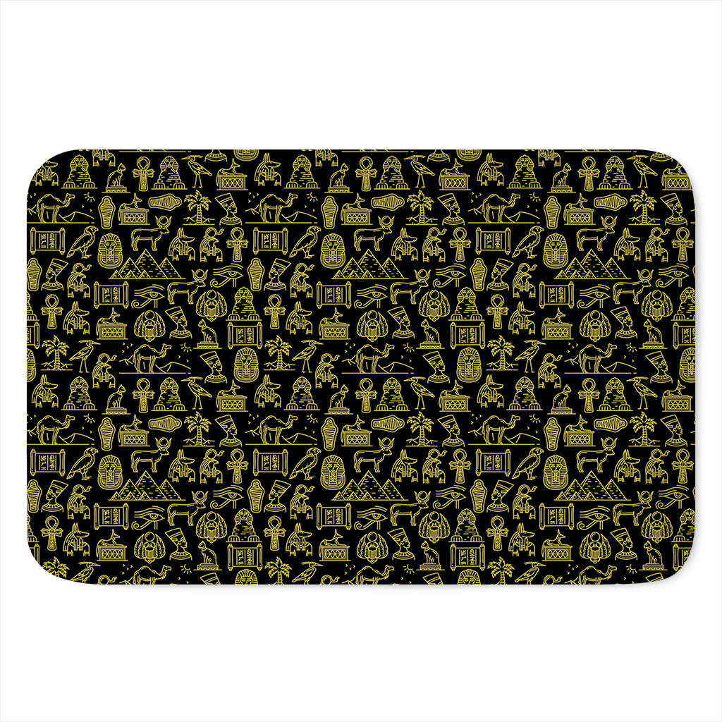 Egyptian Symbols Pattern Print Indoor Door Mat