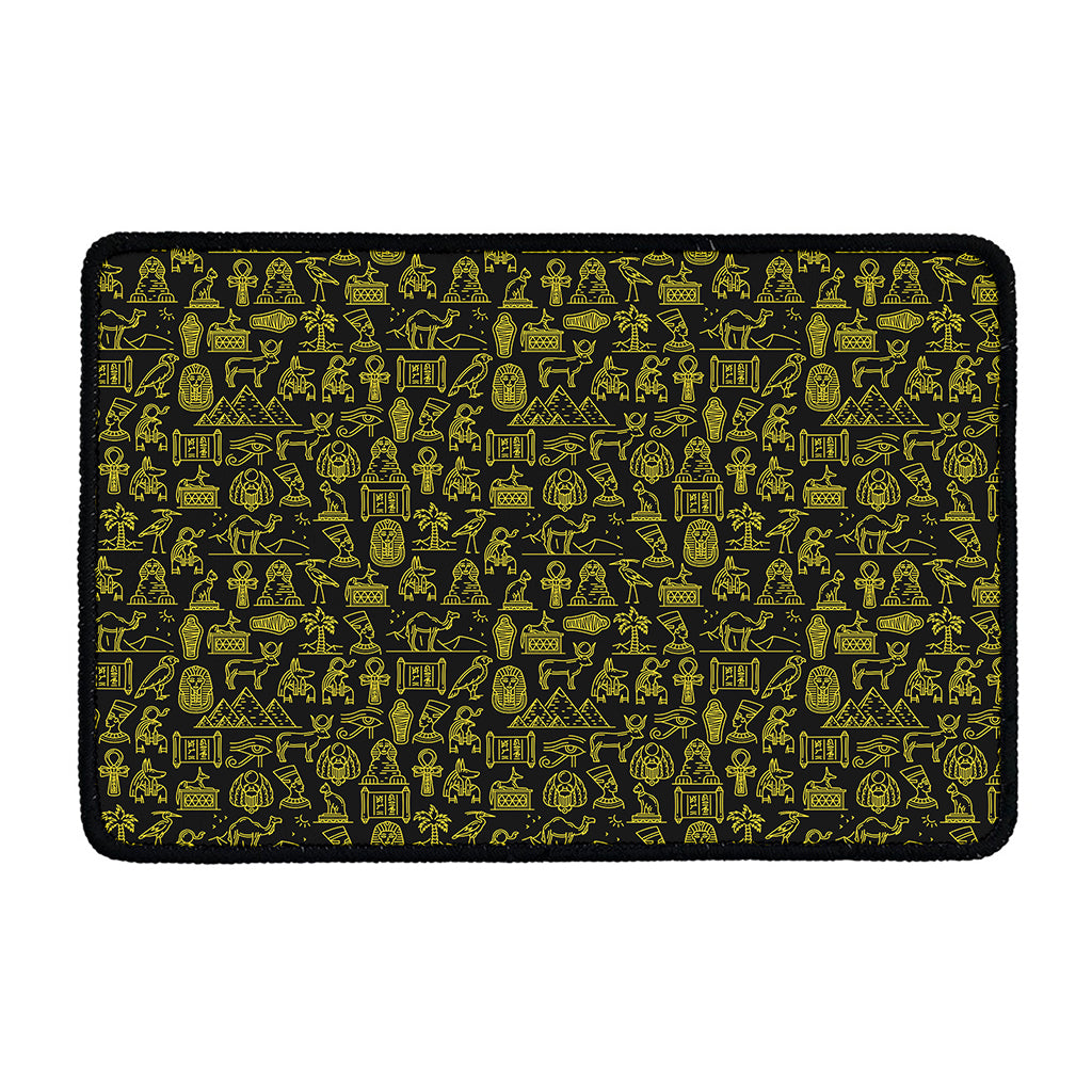Egyptian Symbols Pattern Print Kitchen Mat