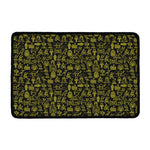 Egyptian Symbols Pattern Print Kitchen Mat
