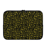 Egyptian Symbols Pattern Print Laptop Sleeve