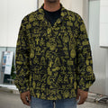Egyptian Symbols Pattern Print Men's Shirt Jacket