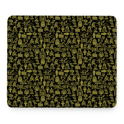 Egyptian Symbols Pattern Print Mouse Pad