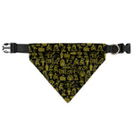 Egyptian Symbols Pattern Print Over The Collar Dog Bandana