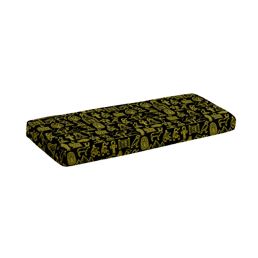 Egyptian Symbols Pattern Print Piano Keyboard Cover