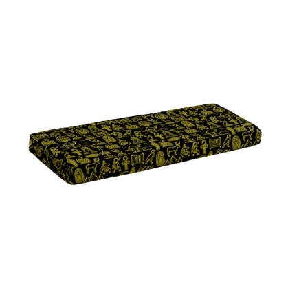 Egyptian Symbols Pattern Print Piano Keyboard Cover