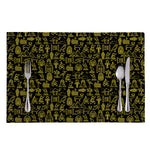 Egyptian Symbols Pattern Print Placemat
