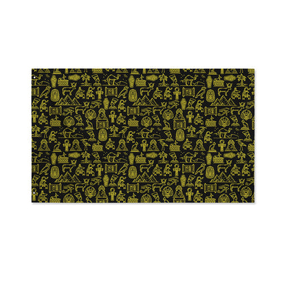 Egyptian Symbols Pattern Print Polyester Flag