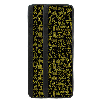 Egyptian Symbols Pattern Print Refrigerator Handle Covers